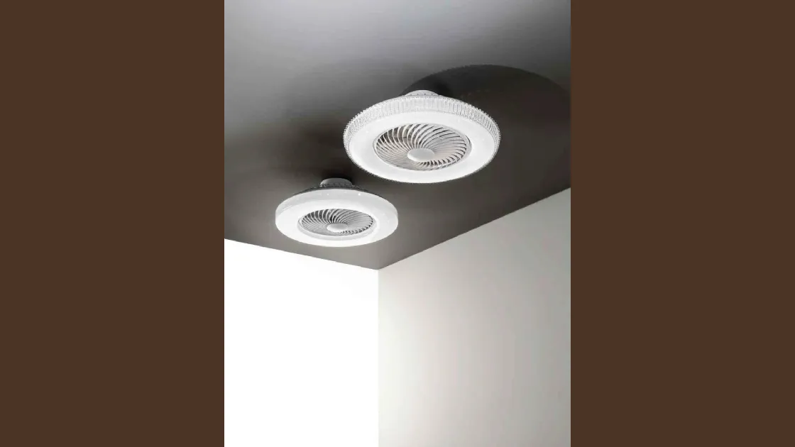 Lampade da parete con ventilatore Aliseo e Foehn di FAN Europe