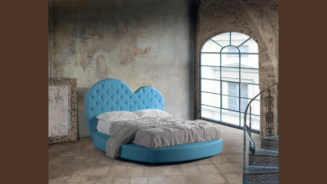 Letto con testiera Anemone di Lettissimi