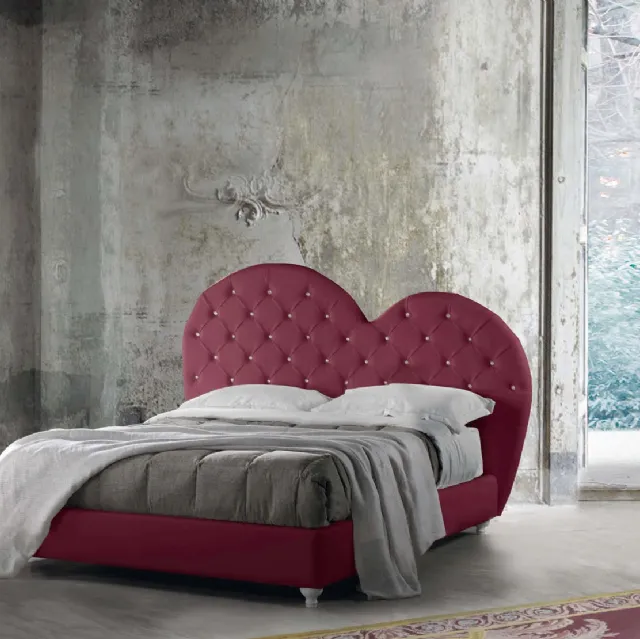 Letto con testiera Anemone di Lettissimi