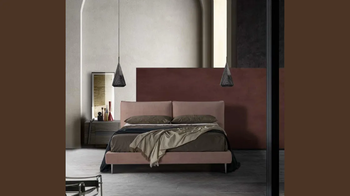 Letto in tessuto Bon-Ton di Lettissimi