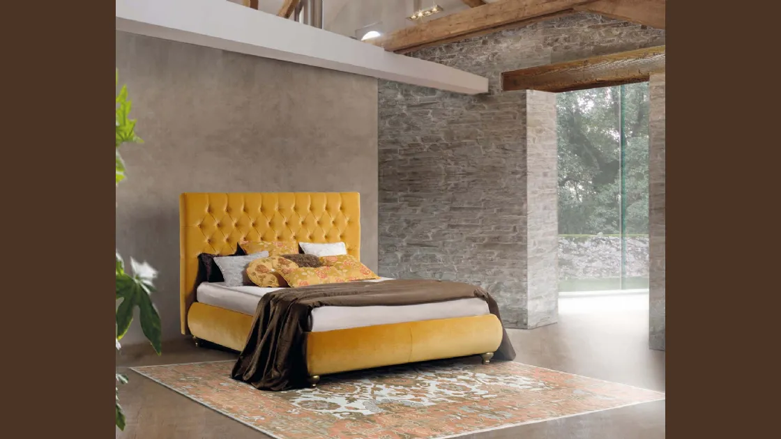 Letto matrimoniale classico Imperiale di Lettissimi