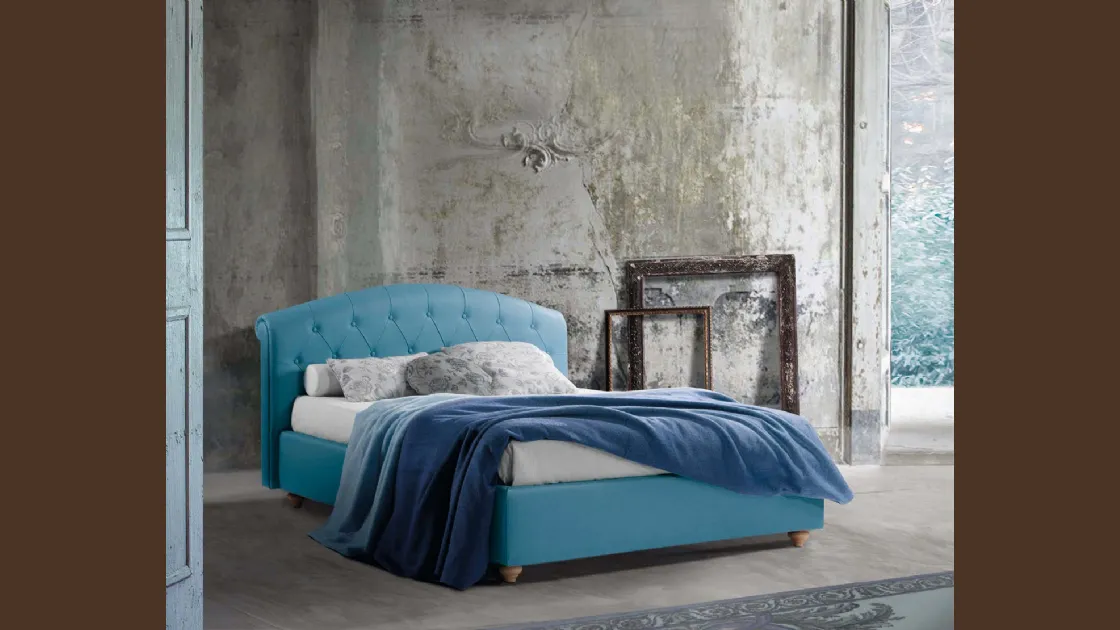 Letto con testiera Novecento di Lettissimi