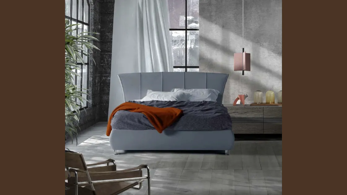 Letto in pelle Onda di Lettissimi