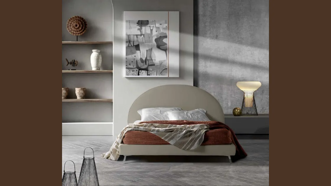 Letto con testiera arrotondata Rondò di Lettissimi
