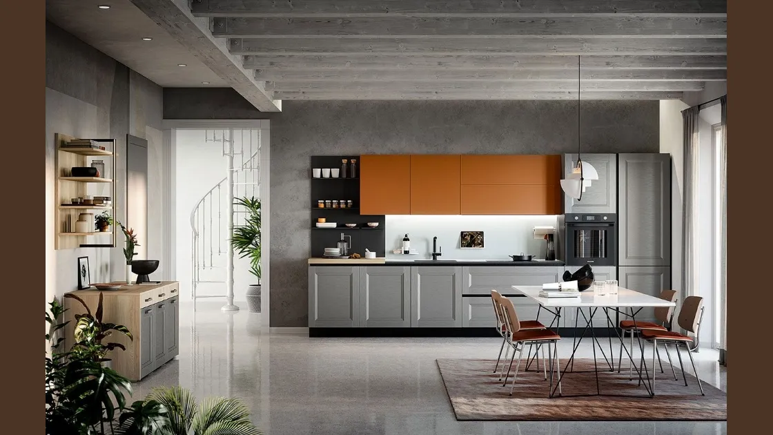 Cucina Classica lineare Asia 04 di Forma Cucine