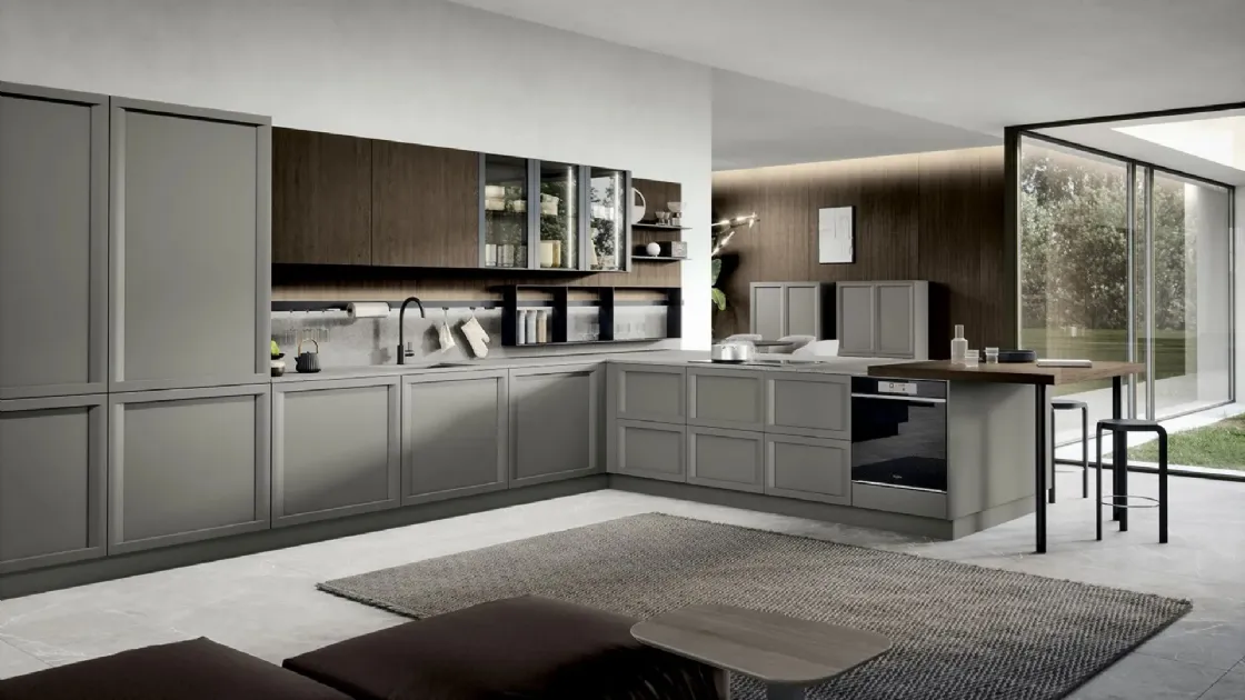 Cucina Classica con penisola Bellaria 02 di Forma Cucine