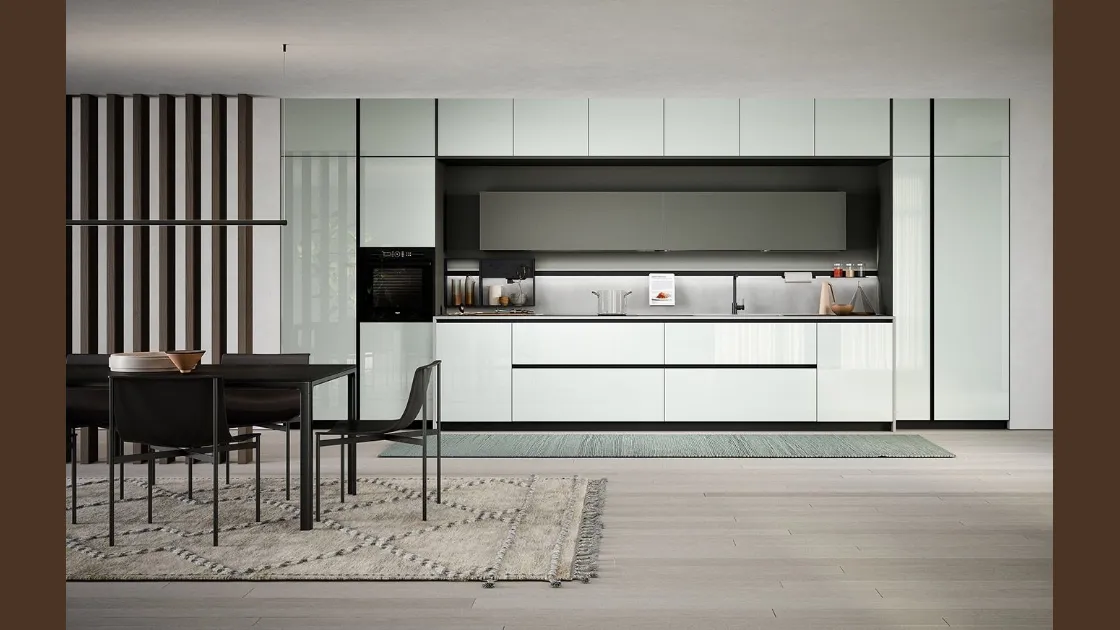 Cucina Moderna lineare Aria Tech 01 di Forma Cucine