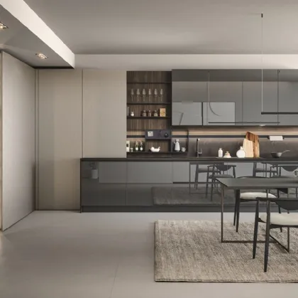 Cucina Moderna lineare Aria Tech 02 di Forma Cucine