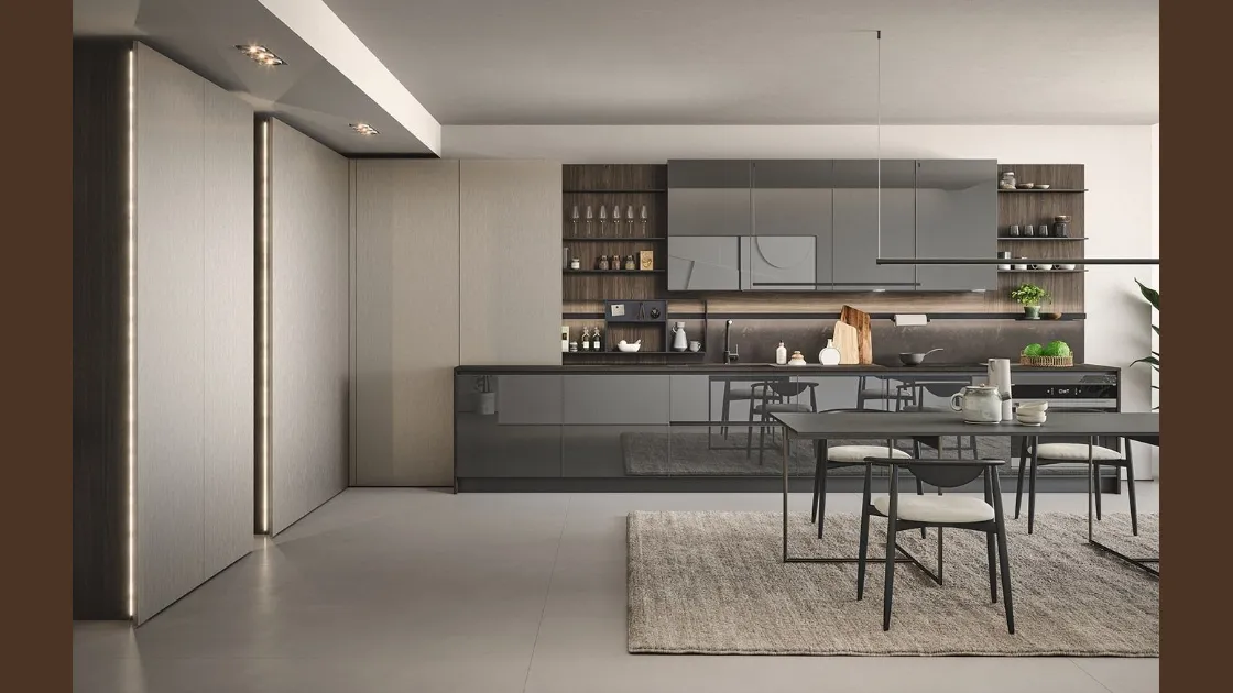 Cucina Moderna lineare Aria Tech 02 di Forma Cucine