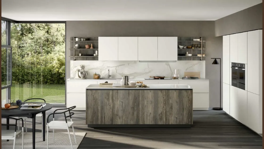 Cucina Moderna con isola Trend 30° Gola Home 05 di Forma Cucine